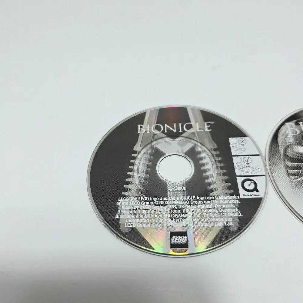 LEGO #4154624 Technic Bionicle PC CD-ROM Computer Game Disc Lot Bionicle 4204559
